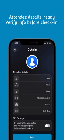 Onevie Check-in screenshot