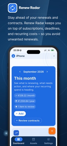 Renew Radar: Renewal Manager Screenshot 1 of 5