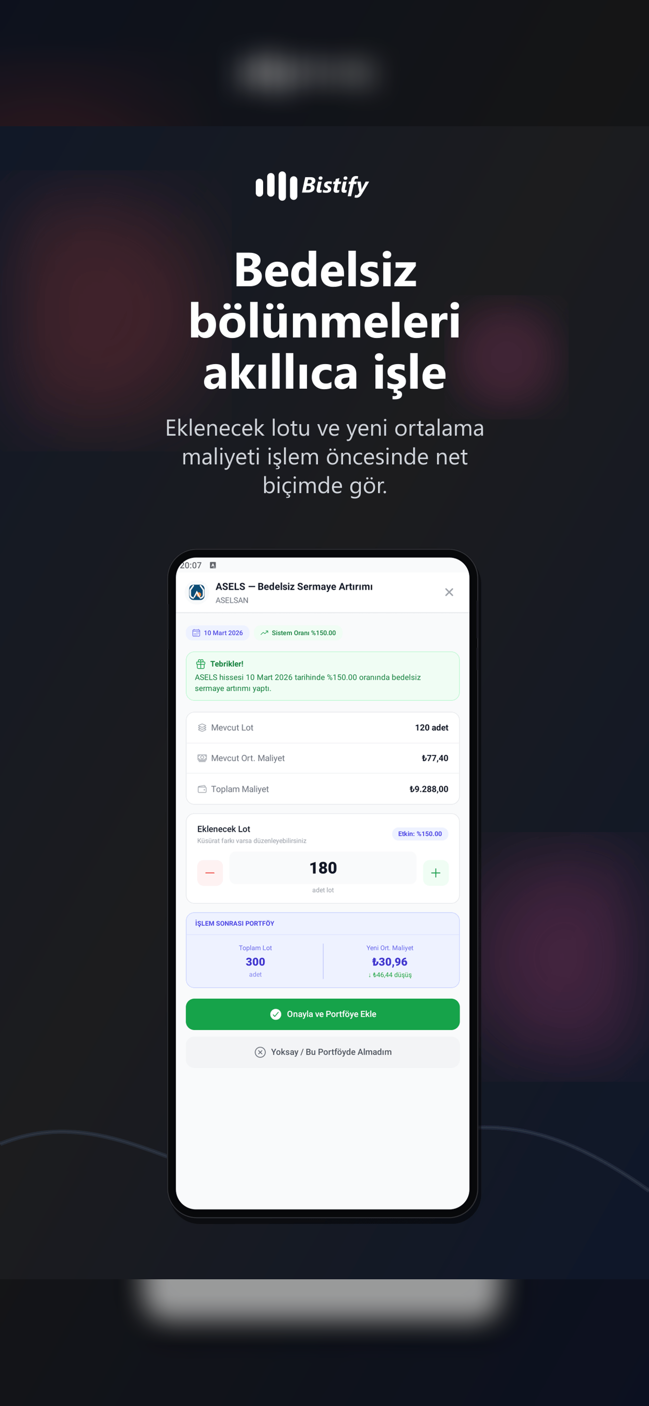 Bistify - BIST Portföy Takibi