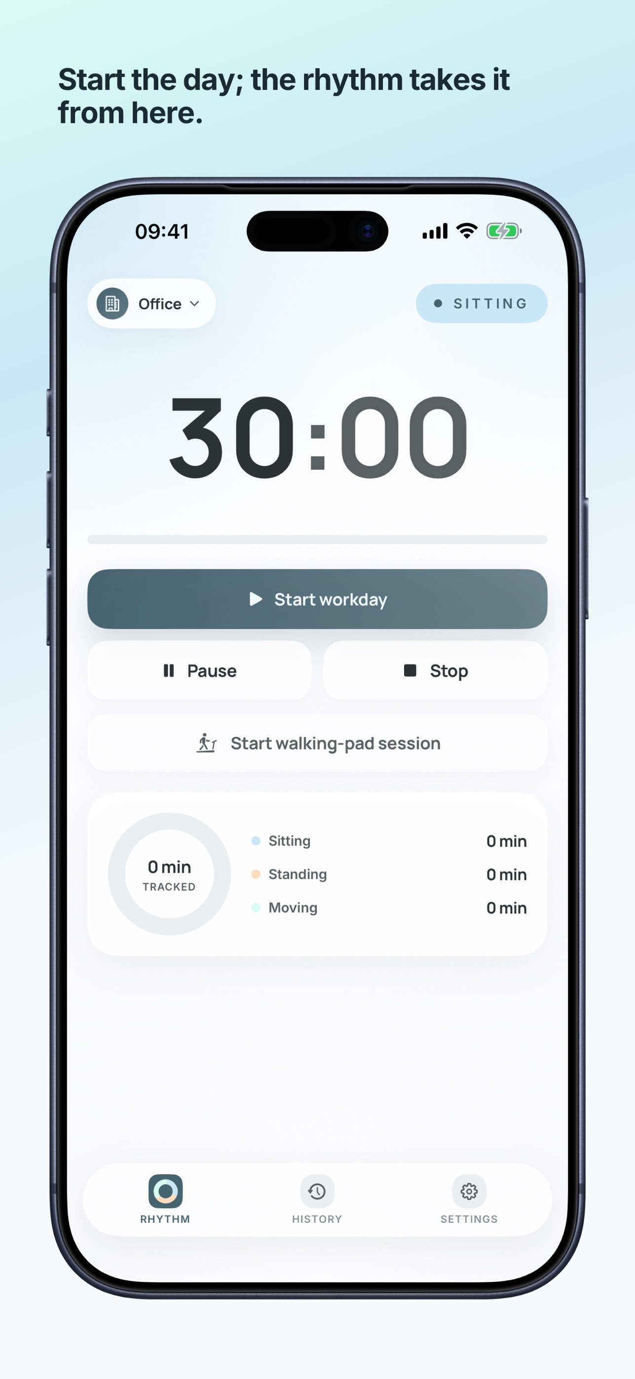 Screenshot 1 of DeskRhythm: Sit, Stand, Move
