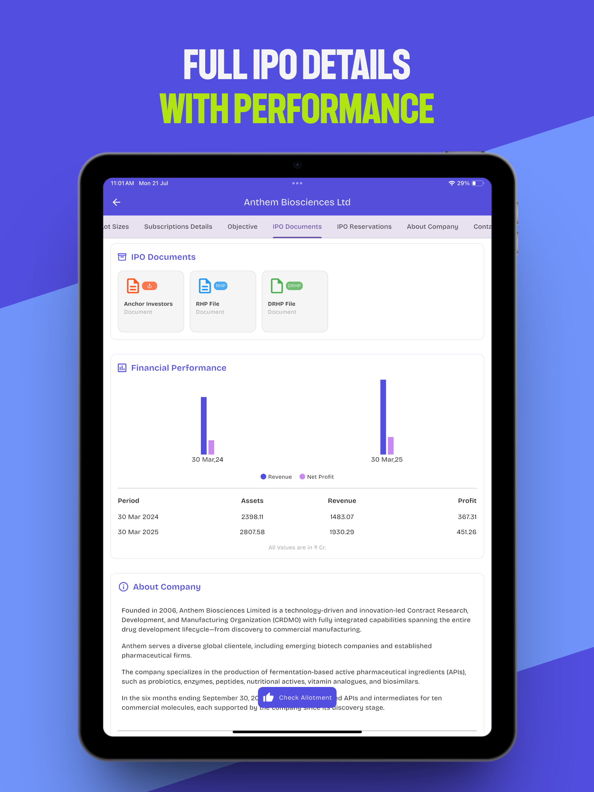 Rupix IPO screenshot 12