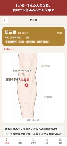 経穴図鑑ナビ 스크린샷 3