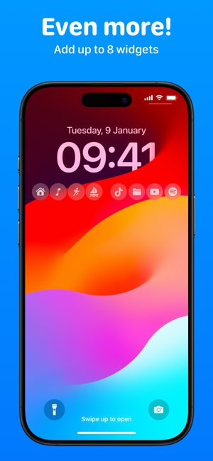 ‎Lock Launcher Widgets LockFlow Screenshot