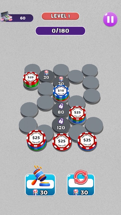 Poker Chips Sort: Hexa Puzzle Screenshot