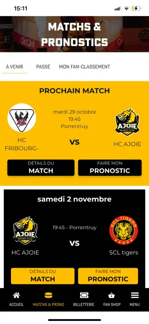 HC Ajoie screenshot 2