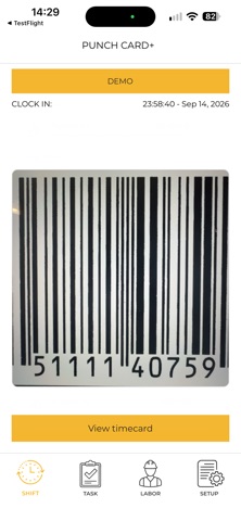 PunchCard+ screenshot 1