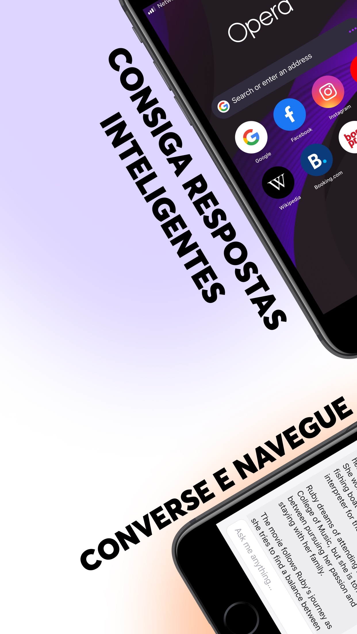 Screenshot do app Navegador Opera e VPN Privada