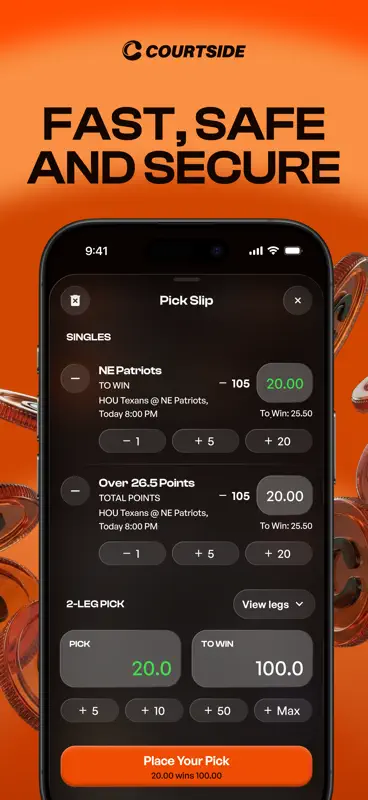 Courtside - Social Sportsbook screenshot 6 of 9