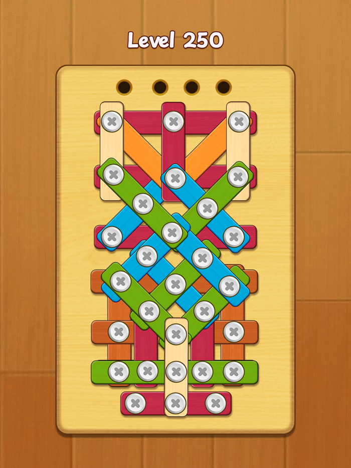 Nuts  Bolts Unscrewing Wood