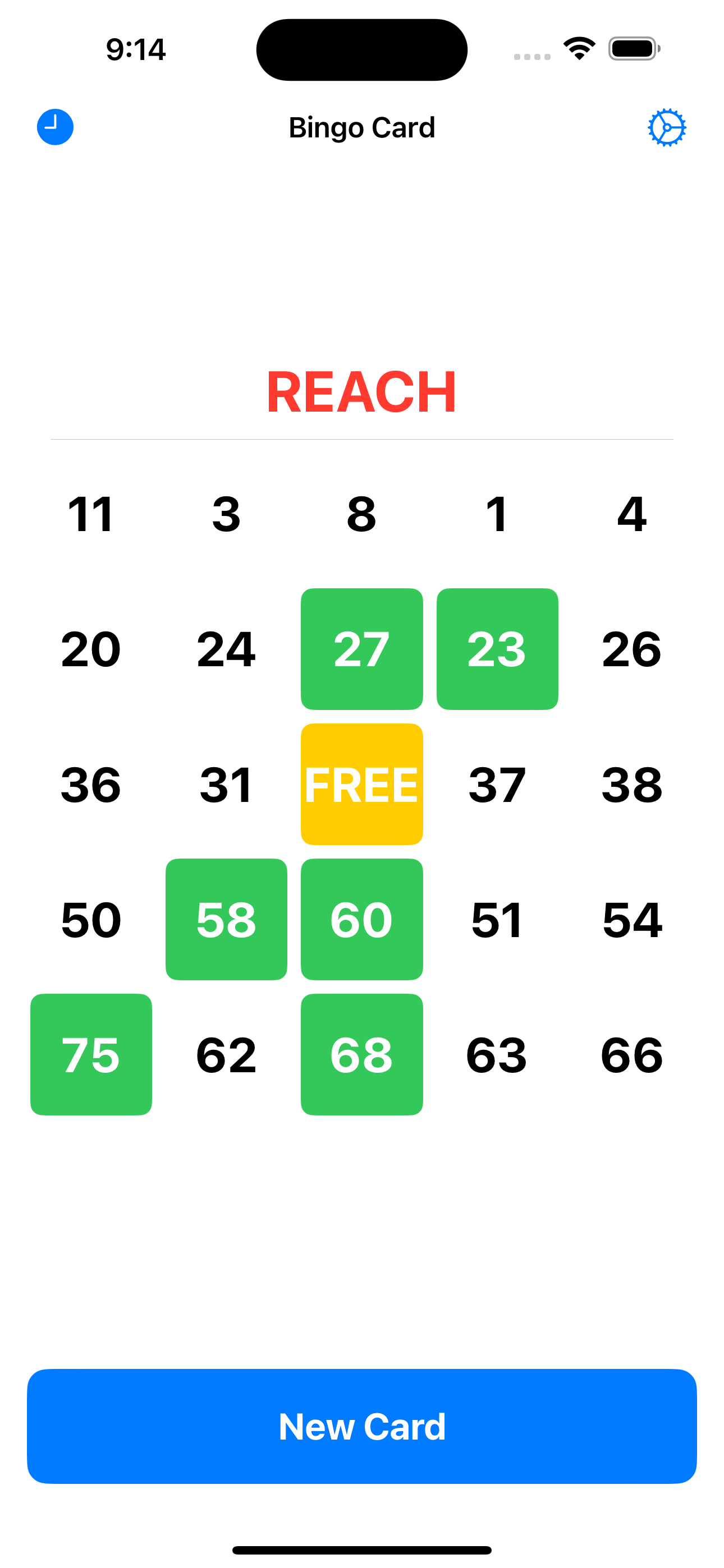 Bingo Card Creator