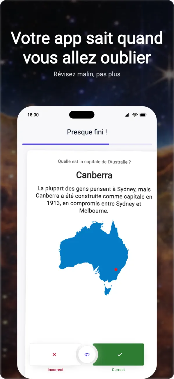 Screenshot #2 pour Space: Répétition espacée