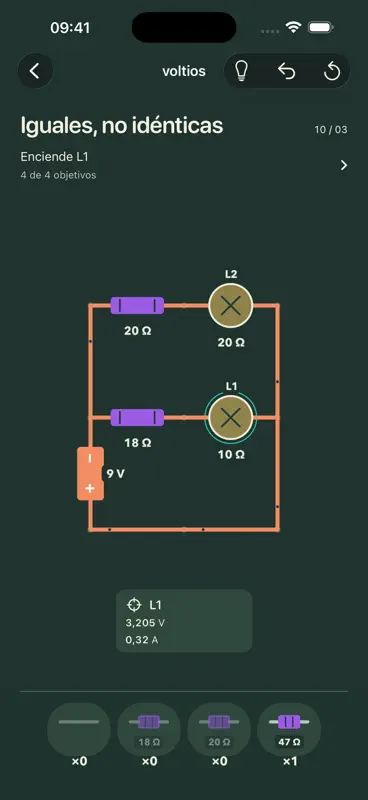 Voltios: puzzles de circuitos screenshot 4 of 6