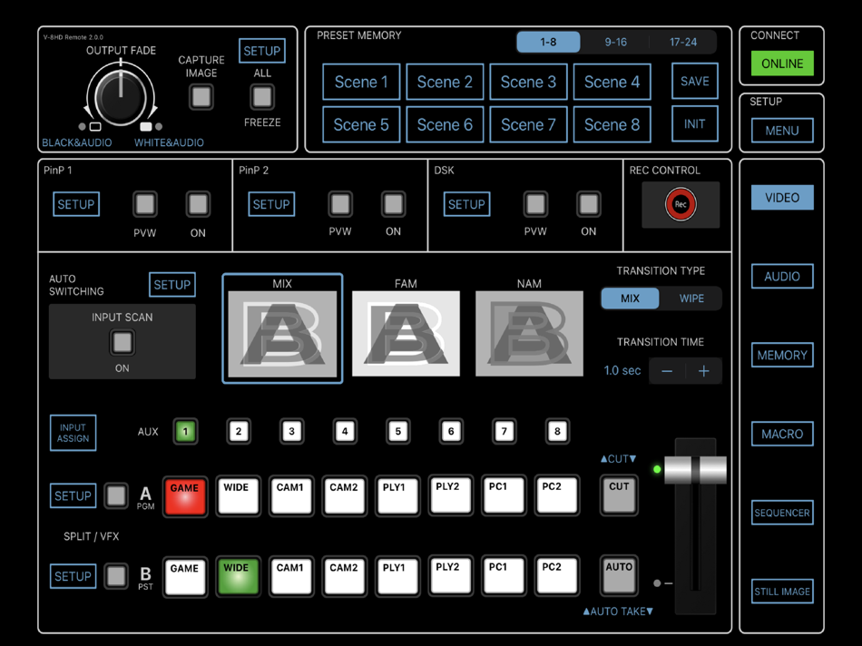 #1. V-8HD Remote (iOS) 由: Roland Corporation