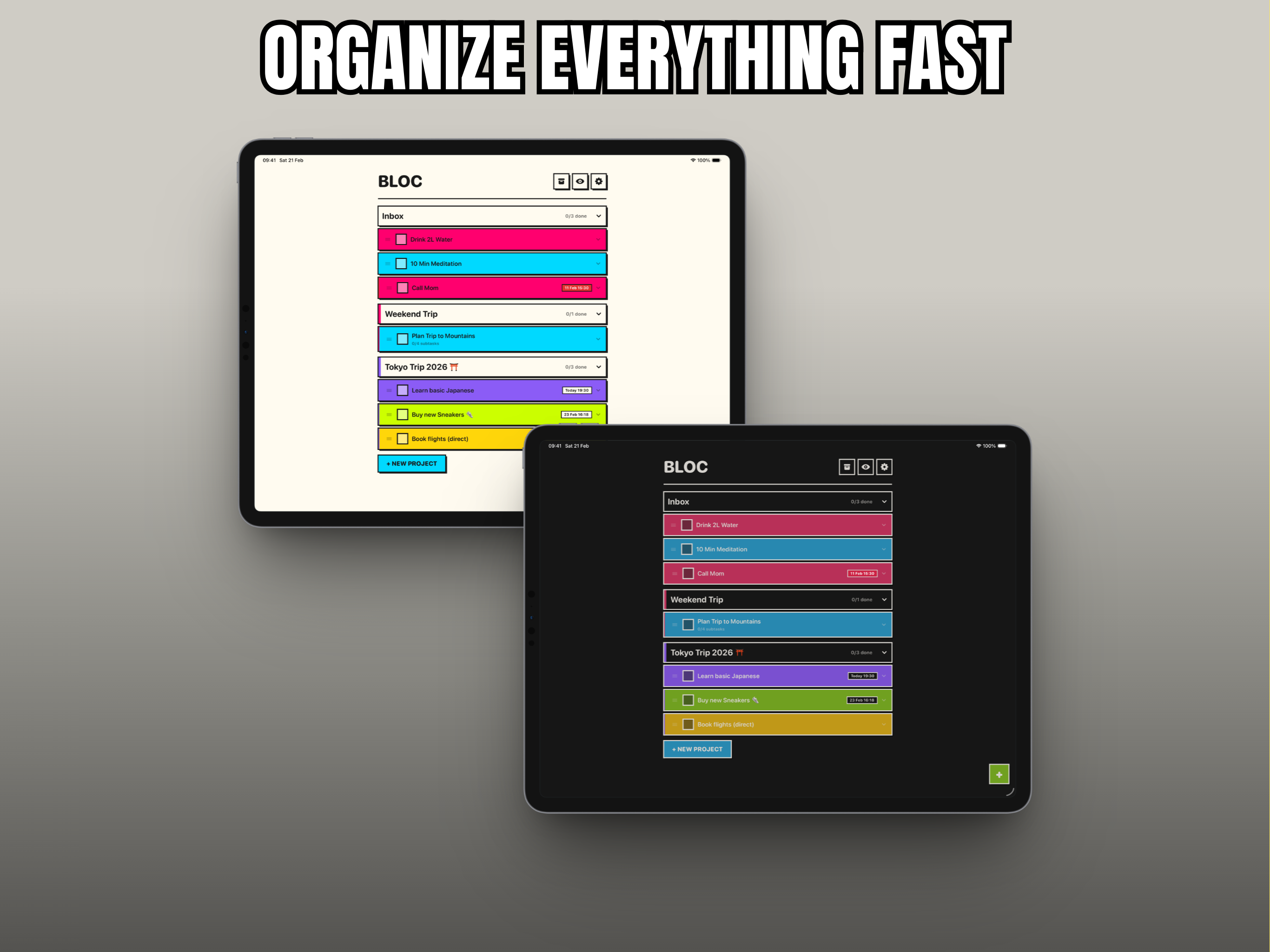 Bloc: ADHD Planner & Todo