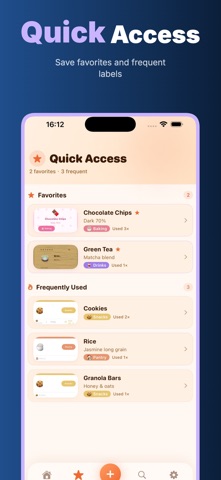 Pantry Label Maker: Kitchen iPhone screenshot