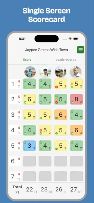 Fun Golf Score screenshot 3