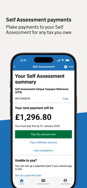 HMRC screenshot 3