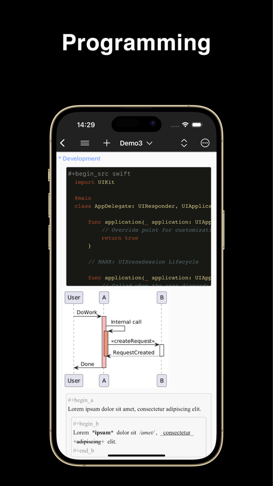 #3. Metanote-notes,docs,agenda (iOS) 由: 雪双 陈