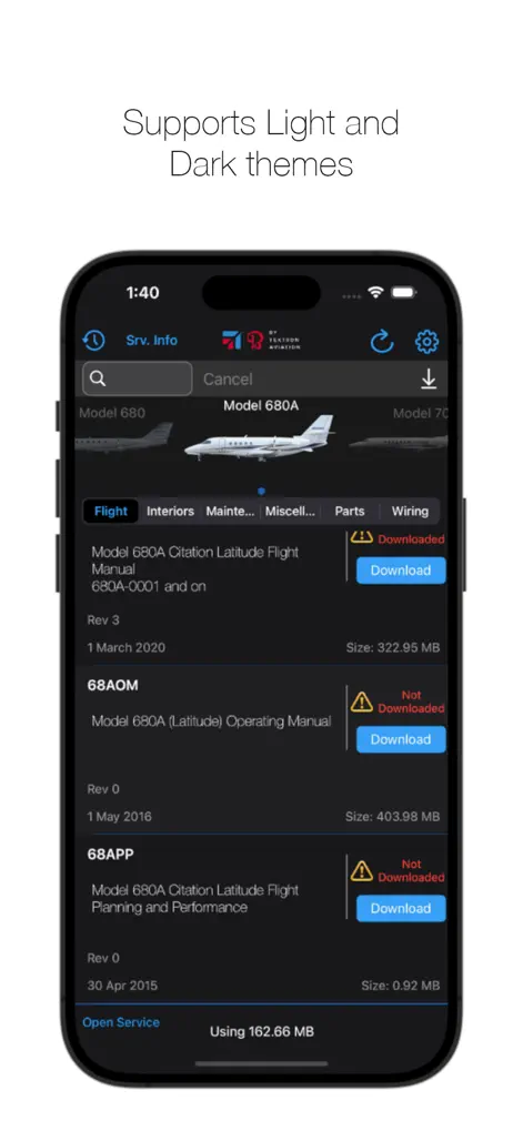 Textron Aviation 1View - Books App | MWM