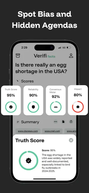 Verifi - Fact checker iPhone screenshot 4