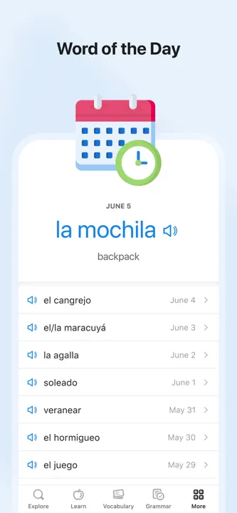 SpanishDictionary.com Learning : capture d’écran 9 sur 9