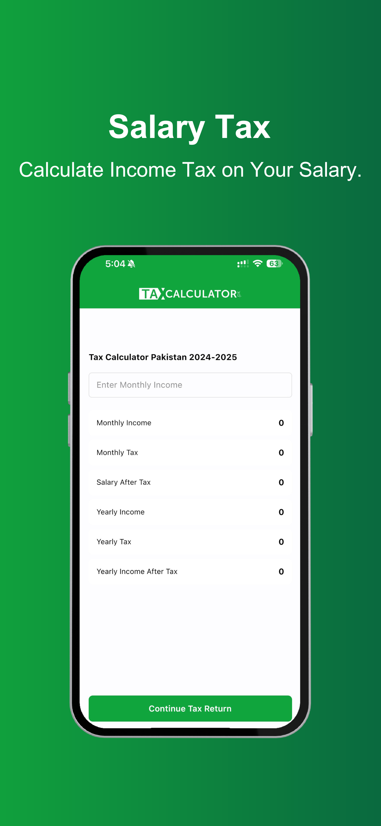Tax Calculator.PK
