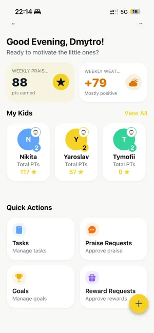 PraiseMe: Kids Chore Rewards screenshot 2