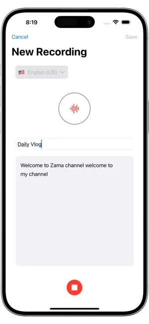 AI Transcriber: Speech Text screenshot 3