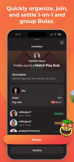Bula: Golf Wallet for Matches screenshot 2