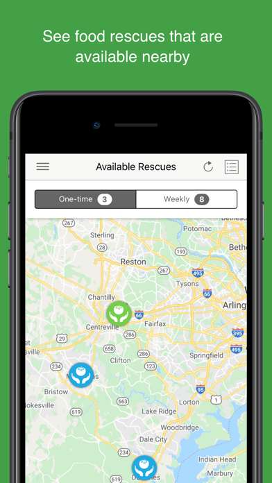 Northern Virginia Food Rescue Screenshot