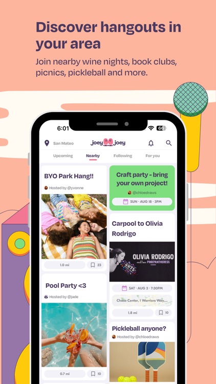 JoeyJoey: Local Events & BFFs