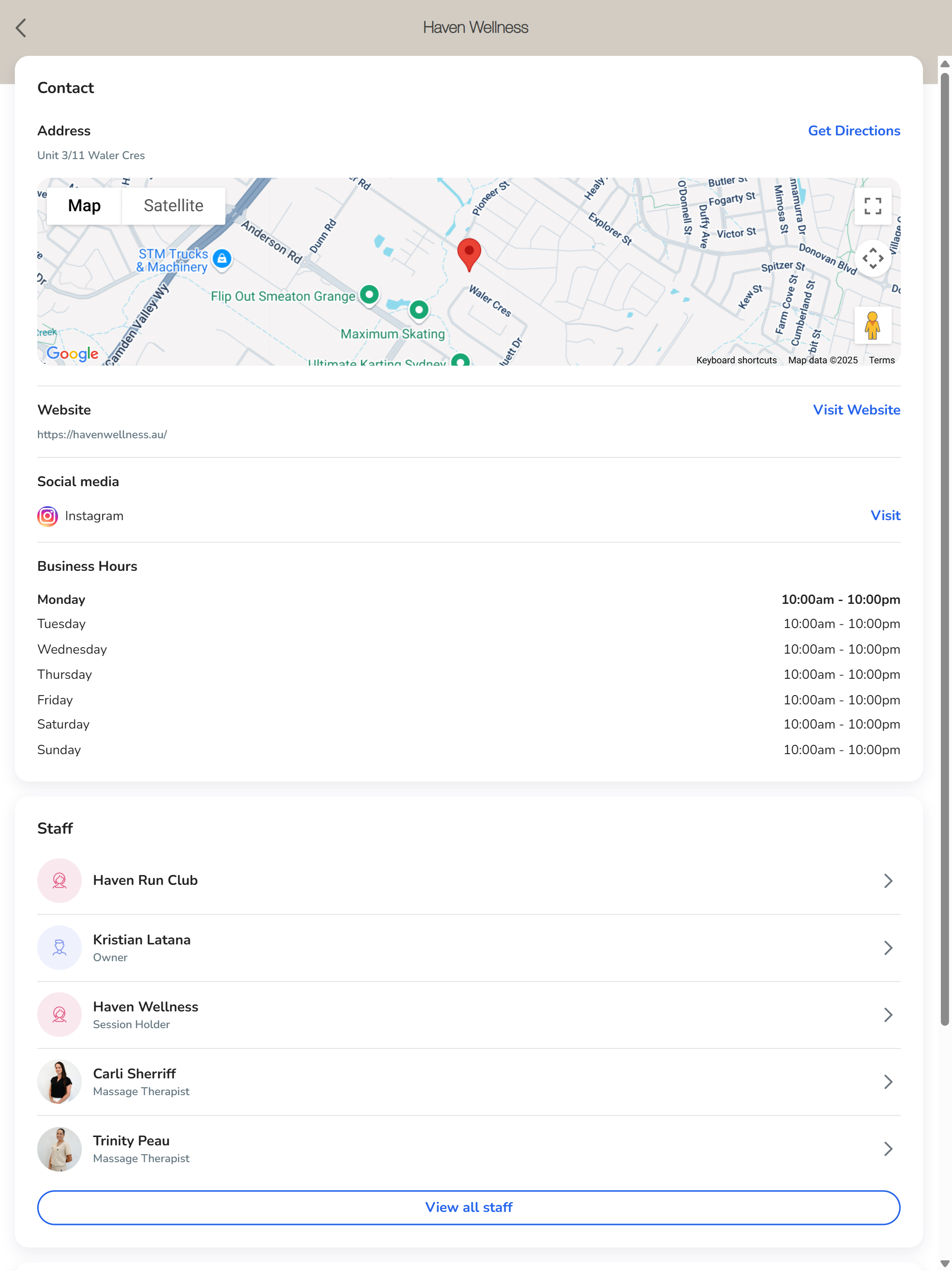 Haven Wellness screenshot 8