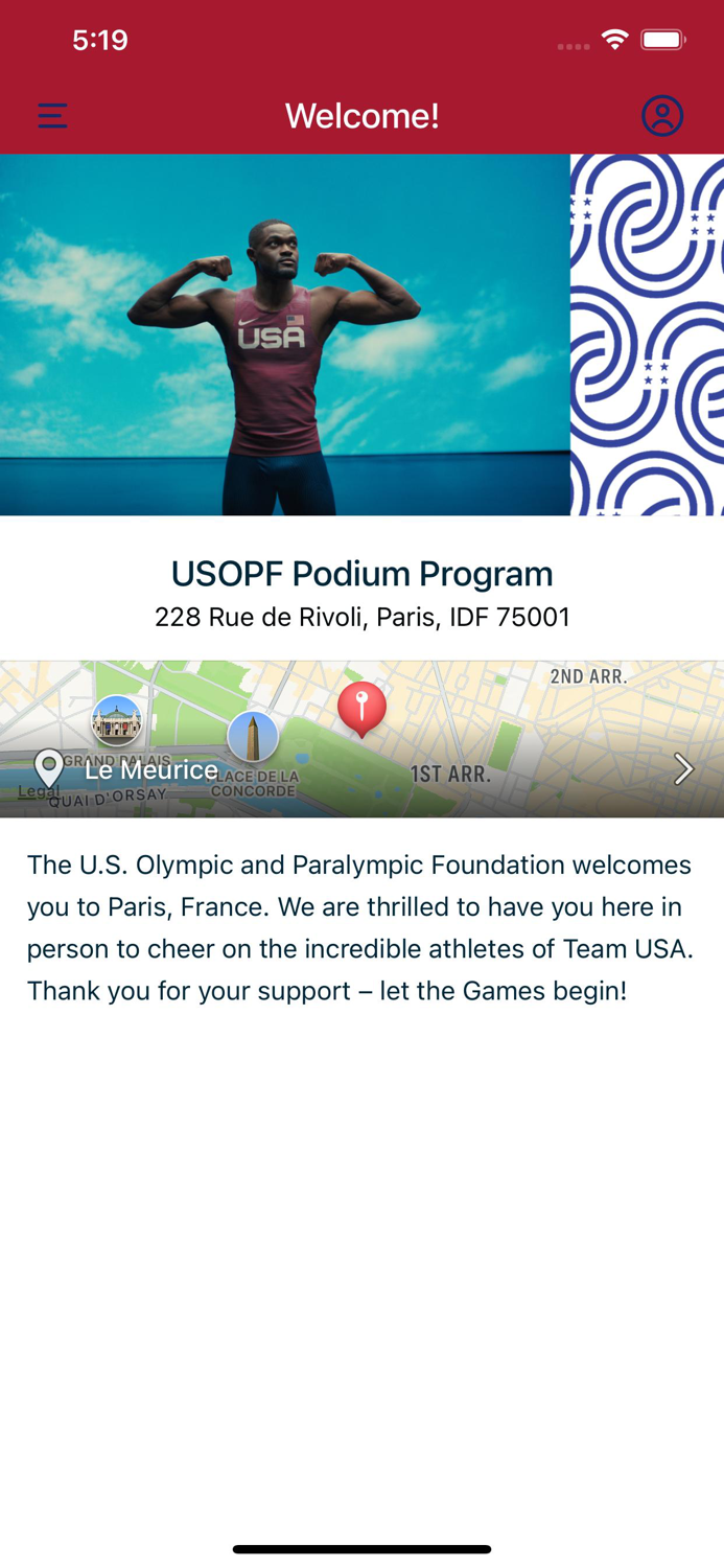 USOPF Games Hospitality
