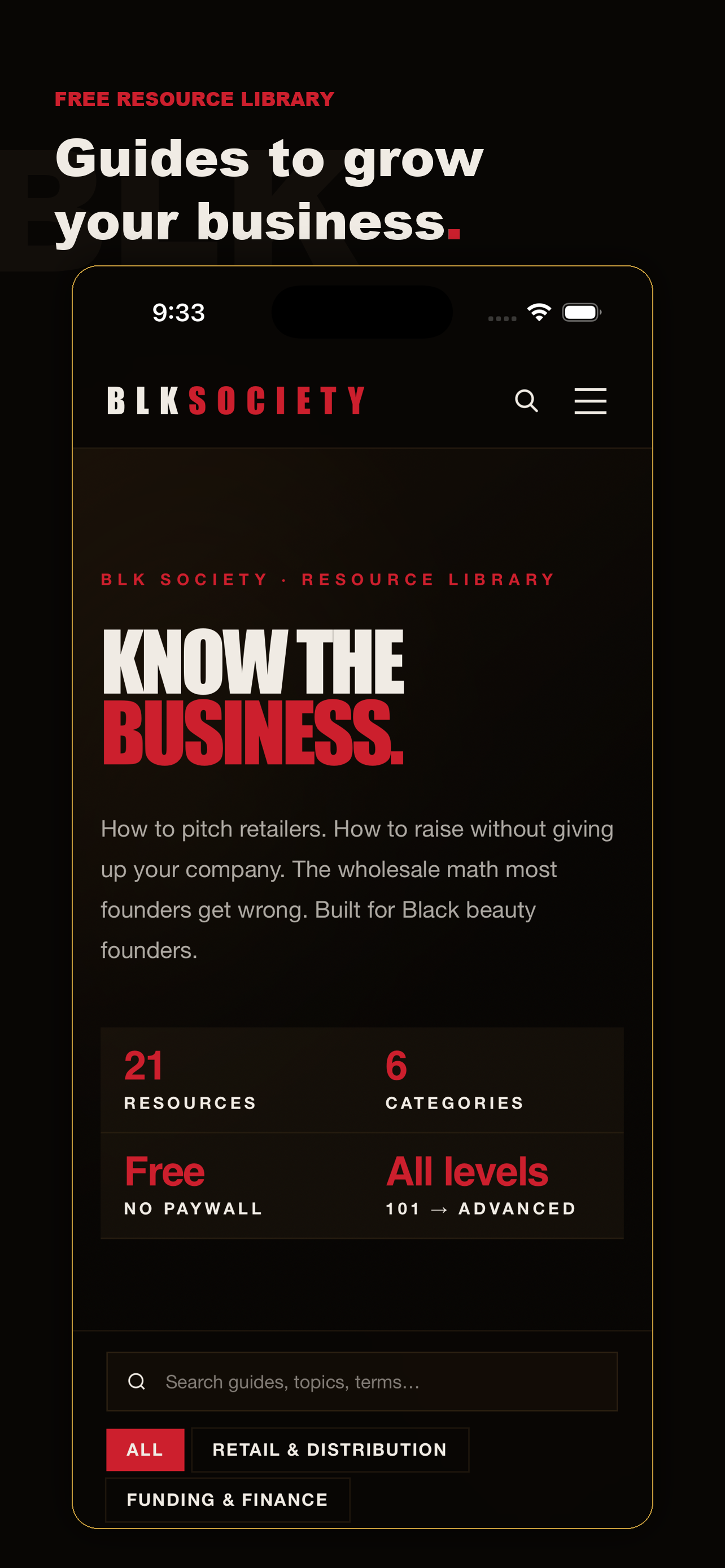 BLK SOCIETY: Black-Owned screenshot 5