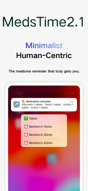 MedsTime - Pill Reminder screenshot 1