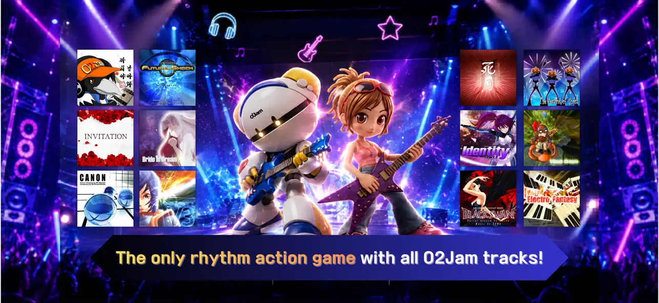 Screenshot #1 pour O2Jam - Music & Game