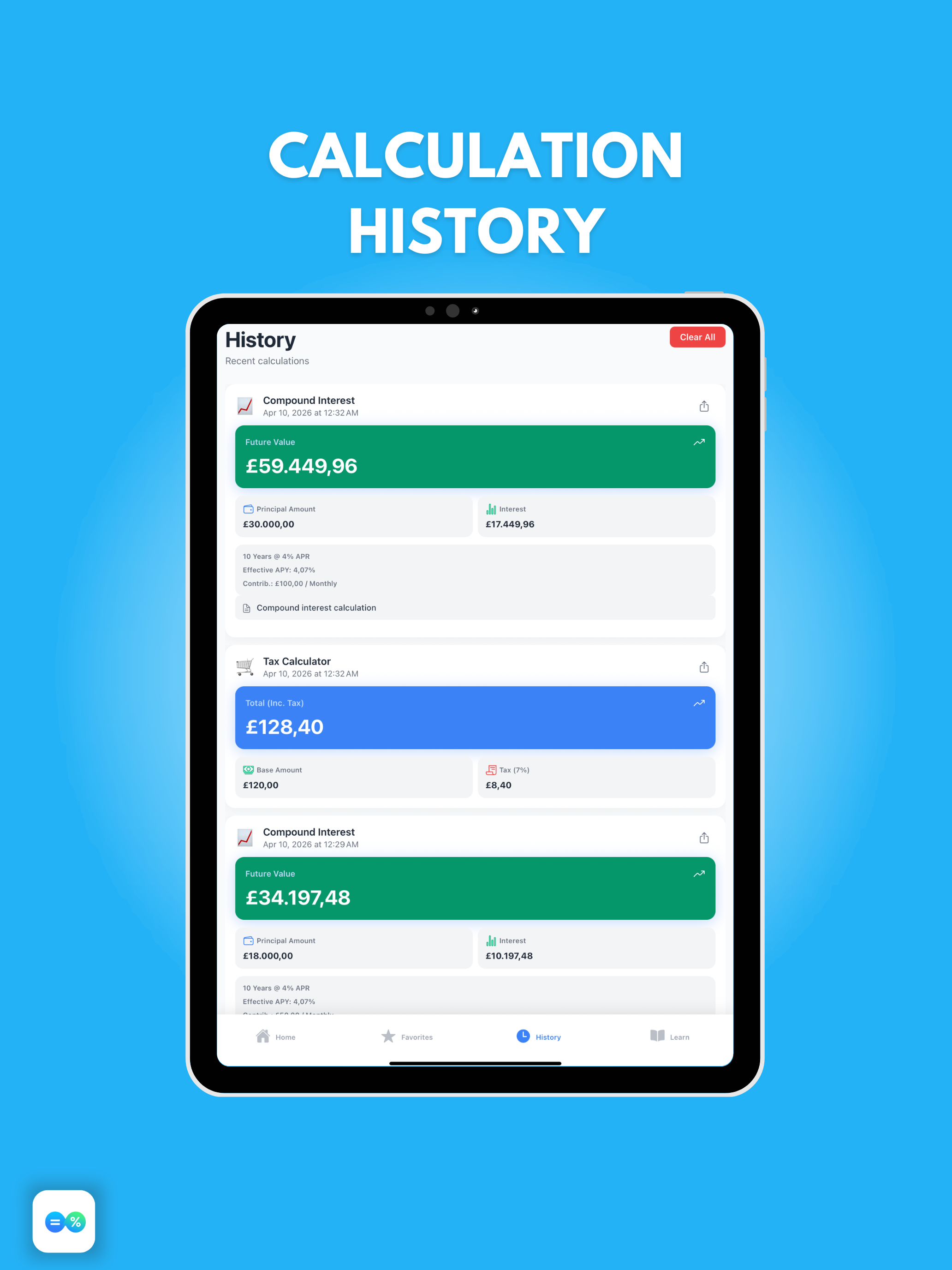 Compound Interest Calculator # screenshot 14