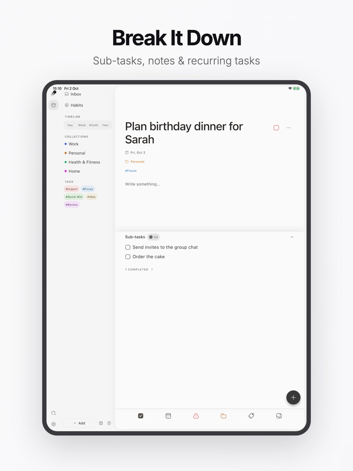 Bullet: Daily Planner, Journal スクリーンショット 7