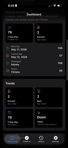 LifeScore Daily Screenshot 3 of 9