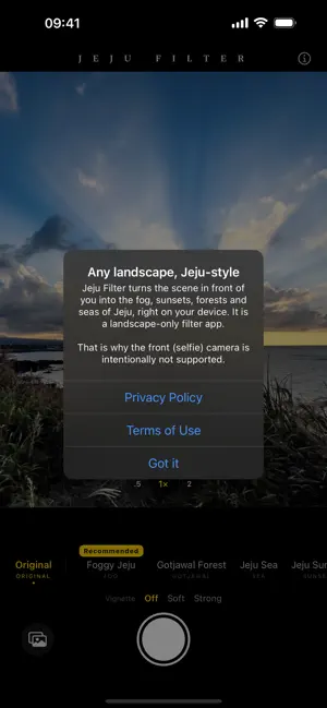Jeju Filter: Landscape Camera screenshot 1