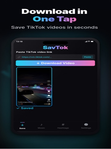 SavTok: Tıktok Video Saver iPad screenshot
