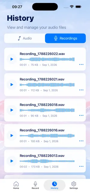Audio Converter & Music Editor screenshot 3