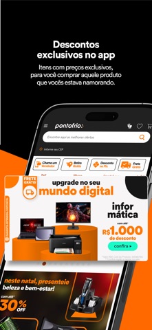 Pontofrio: Compre online screenshot