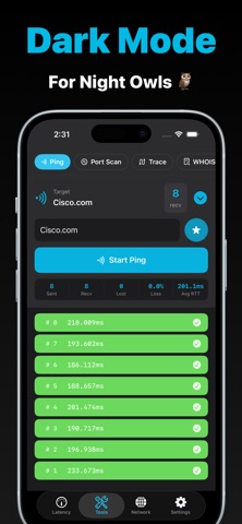 Pingers - Ping & Latency Check screenshot