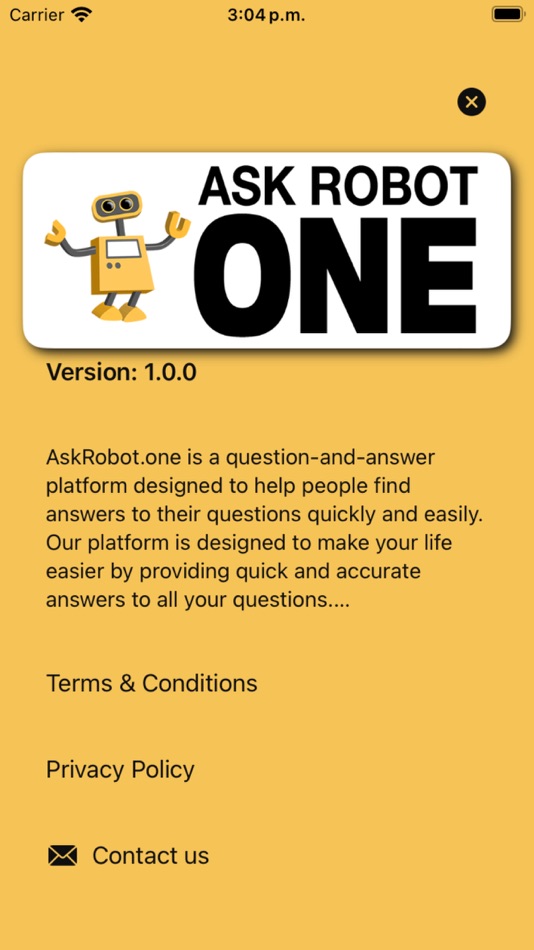 #3. Ask Robot One (iOS) Podle: Guillermo Campos