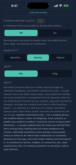 Barowise screenshot 2