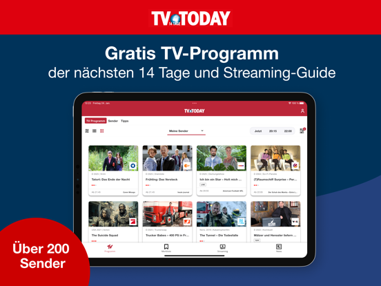 TV Today - Fernsehprogramm