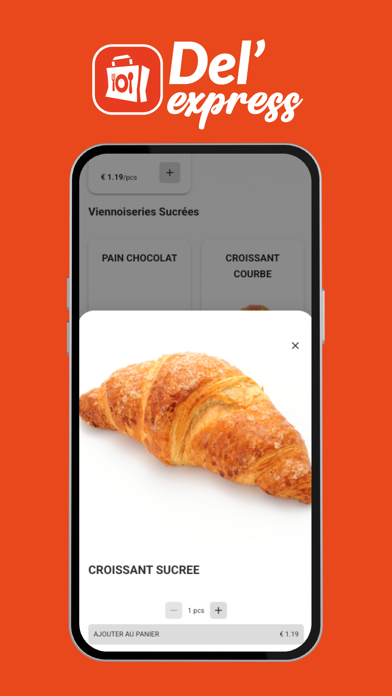 Del'Express app screenshot 2
