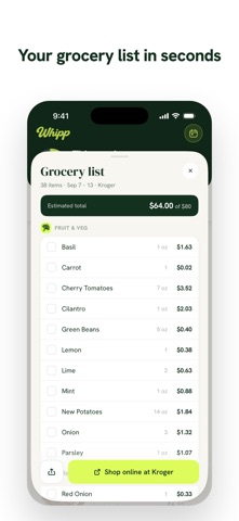 Whipp: Meal Planner & Recipes App Store screenshot 6