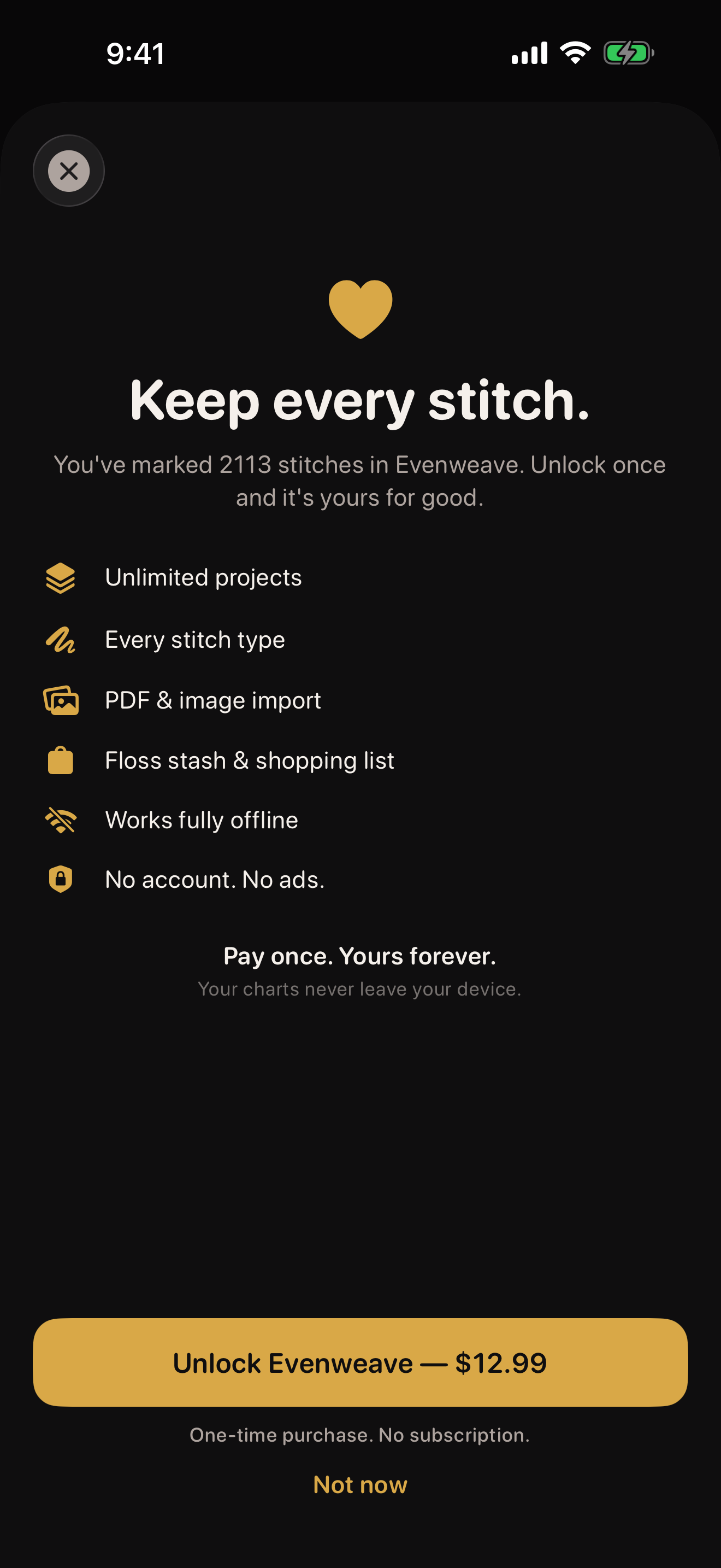 Evenweave: Cross Stitch screenshot 5
